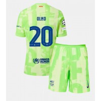 Barcelona Dani Olmo #20 Tredjeställ Barn 2024-25 Korta ärmar (+ Korta byxor)